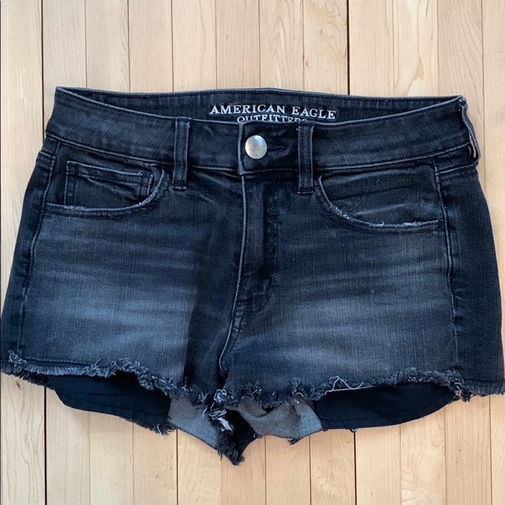 Black American Eagle Shorts